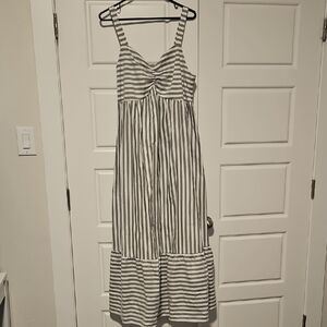 Cupshe Monochrome Striped Dress